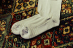 Ruffled Sport Socks White